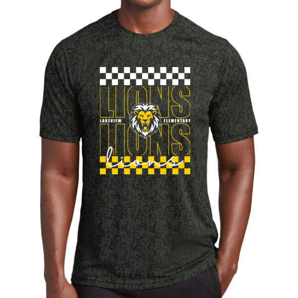 Lakeview Elementary Adult Camo Performance Tee Design 1 Thumbnail