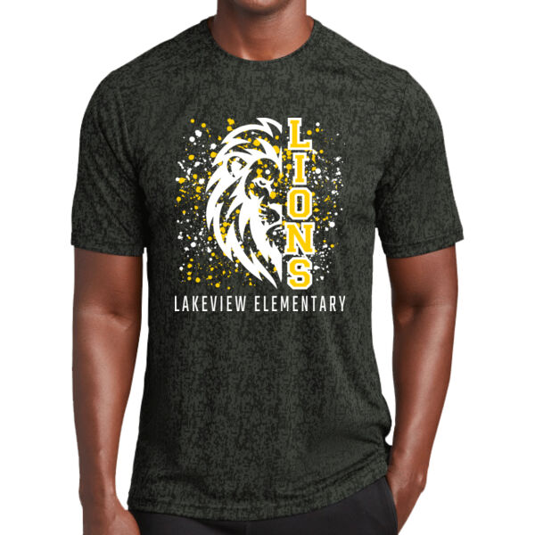 Lakeview Elementary Adult Camo Performance Tee Design 2 Thumbnail