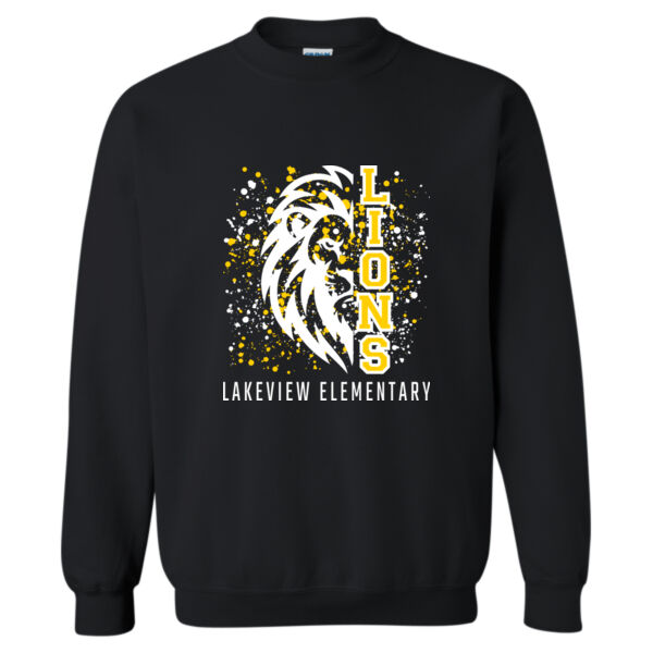 Lakeview Elementary Adult Crewneck Sweatshirt Design 2 Thumbnail
