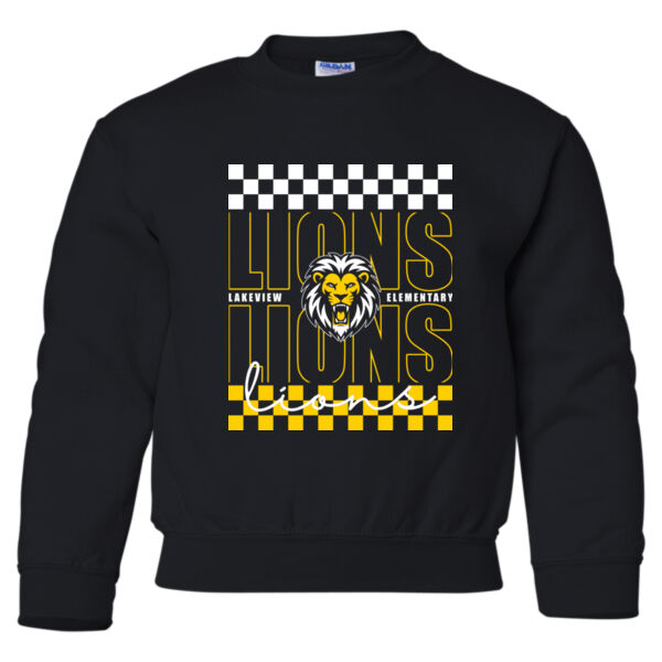 Lakeview Elementary Youth Crewneck Sweatshirt Design 1 Thumbnail