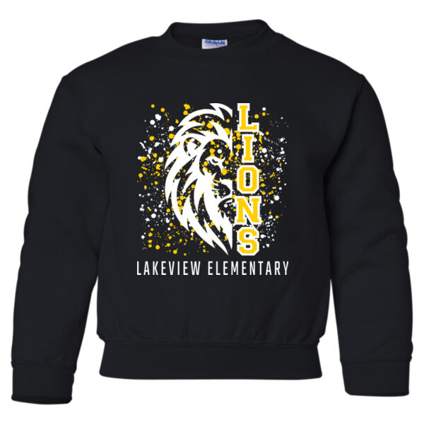 Lakeview Elementary Youth Crewneck Sweatshirt Design 2 Thumbnail