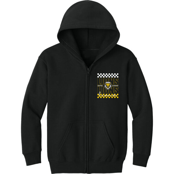Lakeview Elementary Youth Zip-Up Hoodie Design 1 Thumbnail