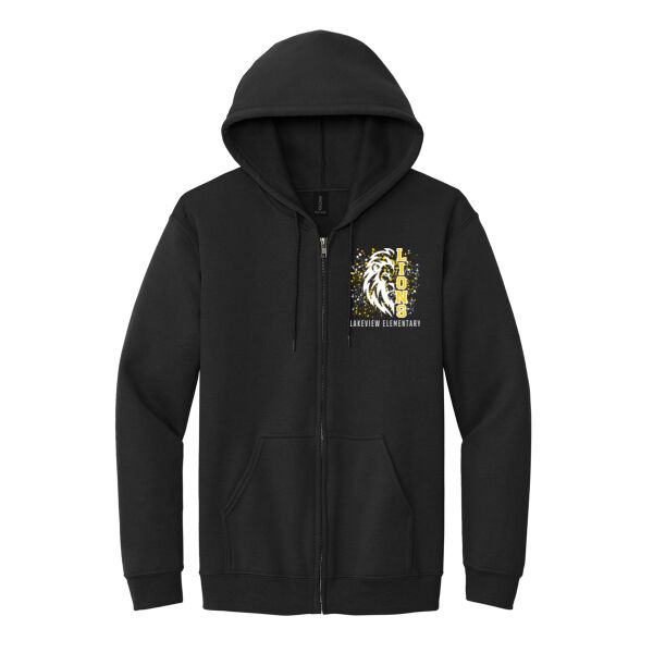Lakeview Elementary Adult Zip-Up Hoodie Design 2 Thumbnail